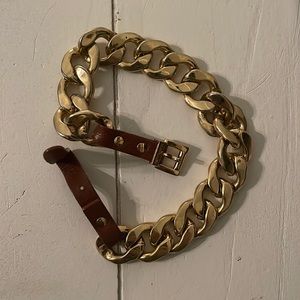 Michael Kors Double Wrap Gold Chain Bracelet